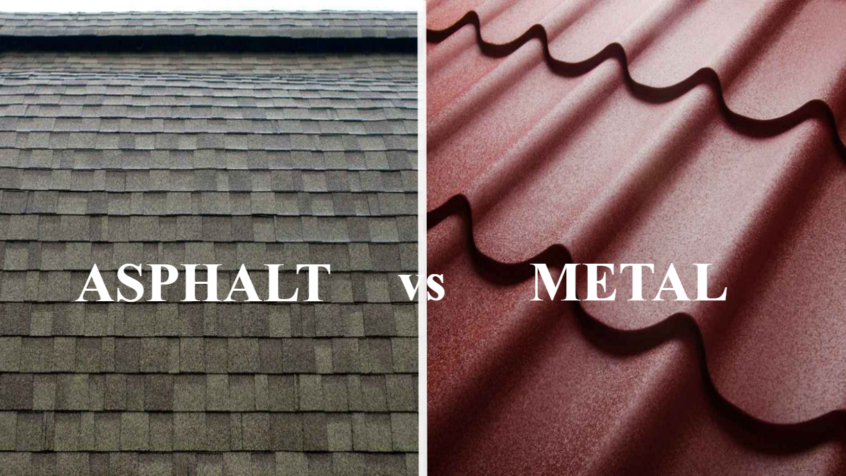asphalt vs metal roofing